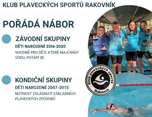 Děti při plaveckém tréninku